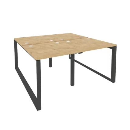 Рабочая станция на О-образном м/к ОНИКС О.МО-Д.РС-4.0.8 Тиквуд Светлый/Антрацит / ONIX O.MO-D.RS-4.0.8_0