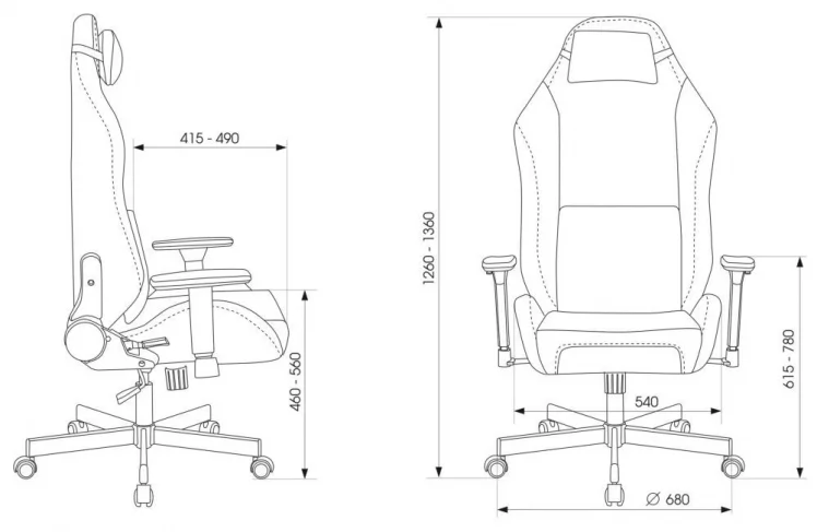 Геймерское кресло КНИГХТ ЕКСПЛОРЕ Б / KNIGHT EXPLORE B_19