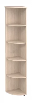 Стеллаж угловой Альфа 63.49 Дуб кобург_0