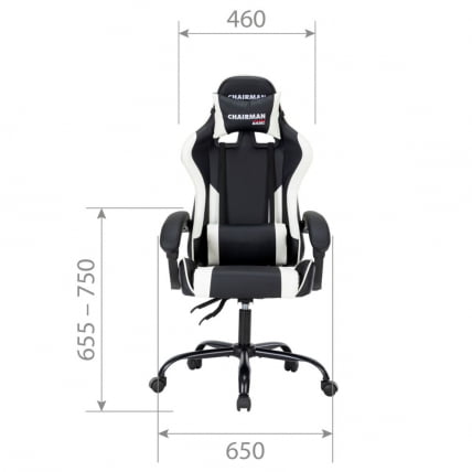 Кресло геймерское CХАИРМАН ГАМЕ 41 Черный/красный / CHAIRMAN GAME_4