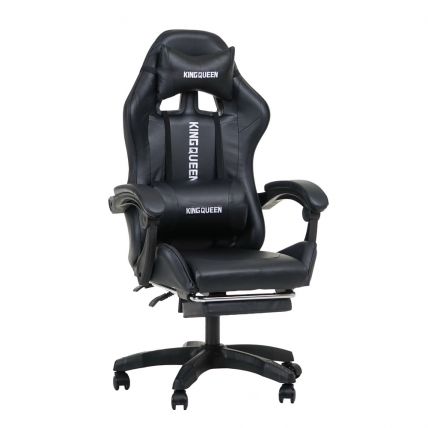 Кресло 1206 КИНГКУЕЕН цвет черный с массажем 1206-блаcк-масс / KINGQUEEN 1206-black-mass_0