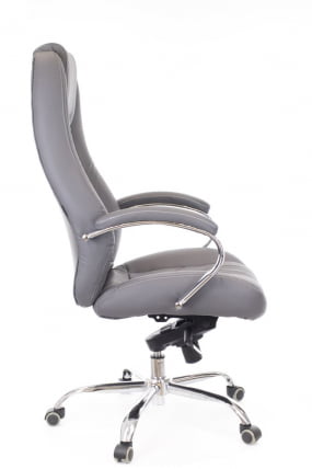 Кресло руководителя Дрифт М экокожа Серый / Drift M_1