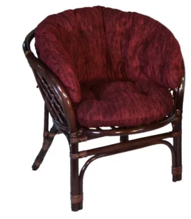 Кресло Багама, подушки коричневые или светлые полные Бахама5 темно коричневый / Bahama5_1