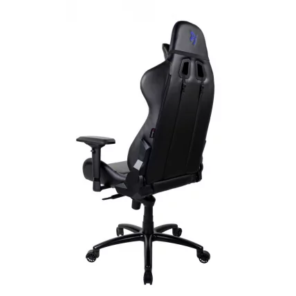 Геймерское кресло Ароззи Верона Сигнатуре Блаcк ПУ Блуе Лого / Arozzi Verona Signature Black PU Blue Logo_4