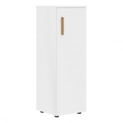 Шкаф-колонка с глухой средней дверью правый Форта ФМC 40.1 Р Белый премиум / Forta FMC R_0