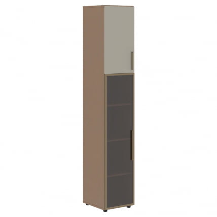 Шкаф-колонка комбинированный (левый) ВЕЛИОН ВХCС 40.2 Л Аметист Кобра / VELION VHCS L_1