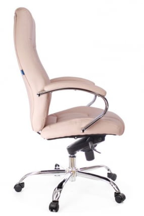 Кресло руководителя Еверпроф Крон М Кожа Бежевый / Everprof Kron M_2