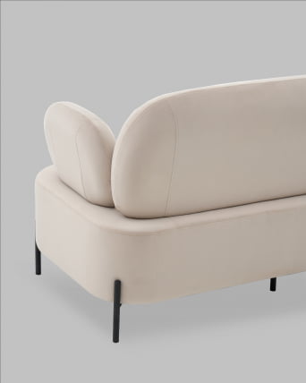 Диван Кэнди 2Д велюр бежевый_5