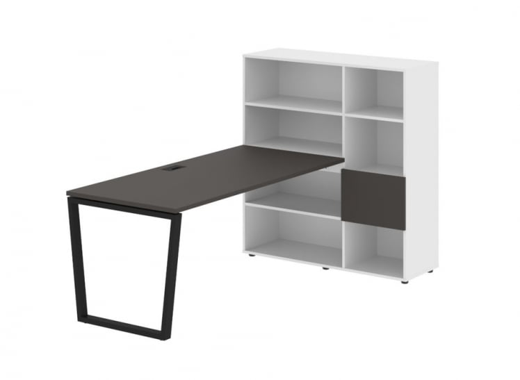 Рабочая станция ЕДИС ЕВРСТ 1217 Мокко Черный Белый / EDIS EVRST_0