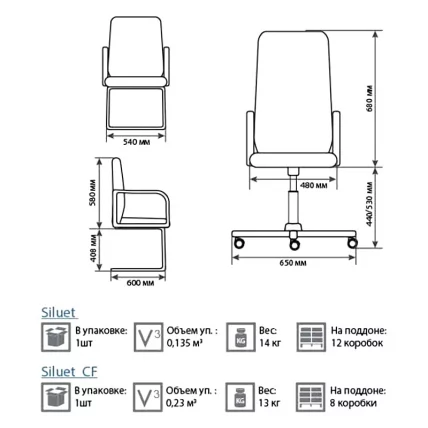 Офисное кресло Силует ДФ ПЛН C11 / Siluet DF PLN C11_1
