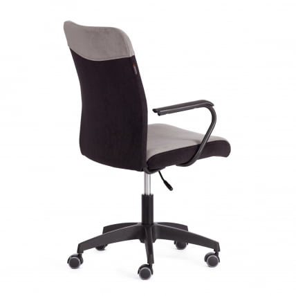 Кресло ФЛЙ флок , серый/черный, 29/35 / FLY_2