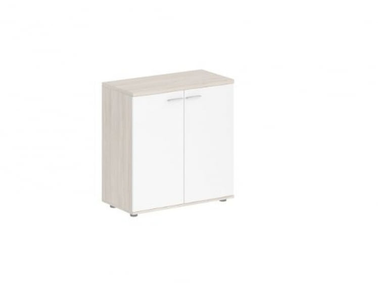 Шкаф низкий двухдверный Сигма СГ.815.ОЛ.ВХ Дуб светлый Белый / Sigma SG.815.OL.WH_0