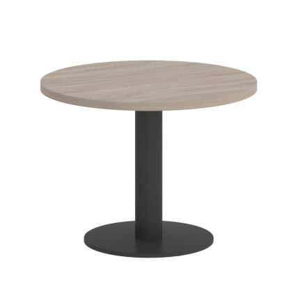 Стол журнальный круглый ХОМЕ ОФФИCЕ ВР.СП-5-60.1Г Дуб Аттик/Антрацит металл / HOME OFFICE VR.SP-5-60.1G_0