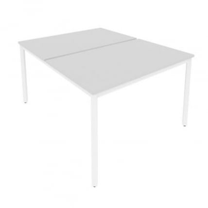 Рабочая станция на металлокаркасе СЛИМ СЙСТЕМ С.СП-4.3 Серый-Белый / SLIM SYSTEM_0