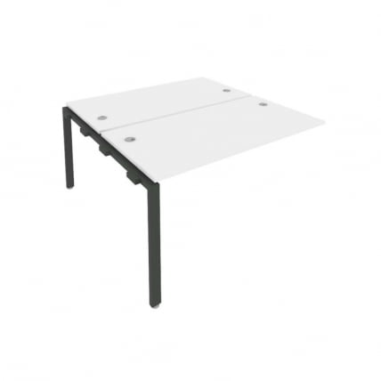 Проходной наборный элемент рабочей станции Метал Сйстем Б.ПРС-СП-2.3 Белый/Антрацит / Metal System_0