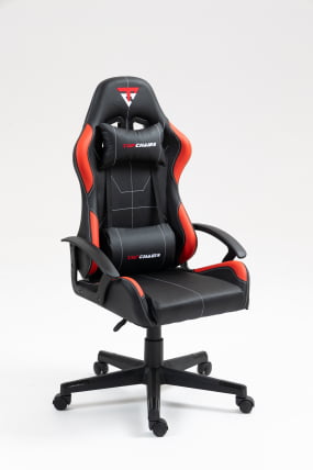 Кресло спортивное ТопЧаирс Вйверн черно-красный / TopChairs Wyvern_2