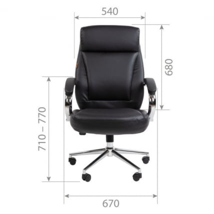 Кресло руководителя Чаирман 794 экокожа Коричневый / Chairman_4