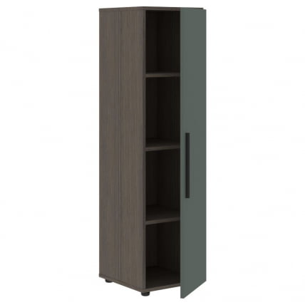 Шкаф-колонка с глухой средней дверью (правый) ВЕЛИОН ВМCС 40.1 Р Нефрит Дуб Сильвер / VELION VMCS R_1