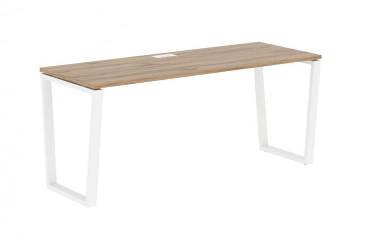 Стол письменный ЕДИС ЕВСТ 1767 Дуб Денвер светлый Белый / EDIS EVST_0