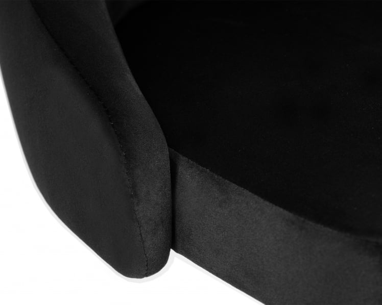 Стул барный ДОБРИН ДЖОСЕПХ БЛАCК (черный велюр (МДЖ9-101)) / DOBRIN JOSEPH BLACK (MJ9-101))_6