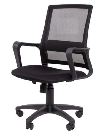 Офисное кресло CHAIRMAN 606, ткань/сетка, черный_10