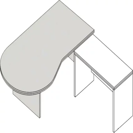 Стол приставной Л.П-12 Орех_0
