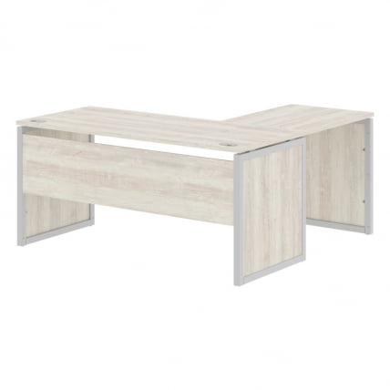 Стол письменный угловой левый КСТЕН-КП КСКПCТ 1615 Л Сосна Эдмонт Серый / XTEN-QP XQPCT L_0