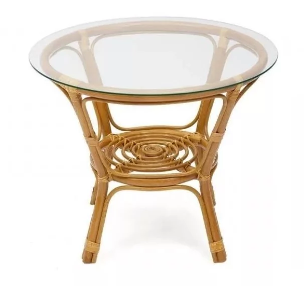 Стол Багама круглый без плетеной столешницы Бахама мед / Bahama_0