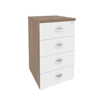 Тумба приставная ОНИКС О.ТП-4 Дуб Аризона/Белый / ONIX O.TP-4_0