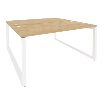 Рабочая станция на О-образном м/к ОНИКС О.МО-Д.РС-2.4.8 Тиквуд Светлый/Белый / ONIX O.MO-D.RS-2.4.8_0