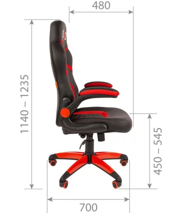 Кресло геймерское CХАИРМАН ГАМЕ 18 СКУИД / CHAIRMAN GAME SQUID_4