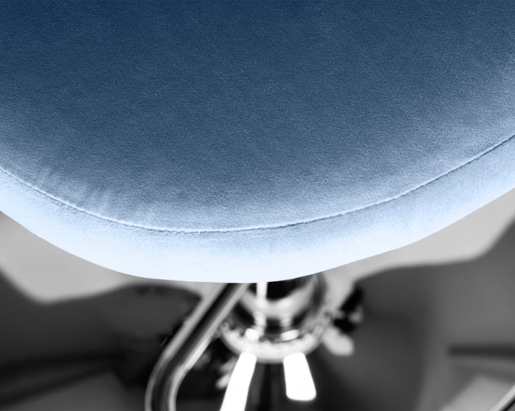 Стул барный ДОБРИН МИЛАНА Пудрово-голубой велюр МДЖ9-74 / DOBRIN MILANA MJ9-74_7