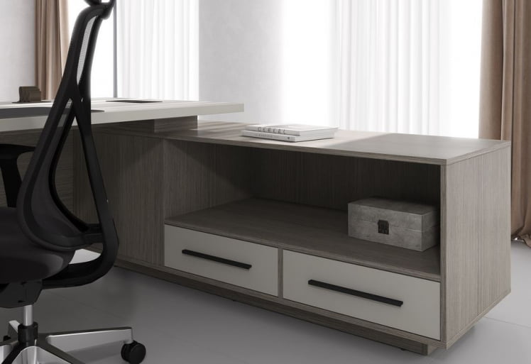 Кабинет руководителя ВЕЛИОН №1 Аметист Дуб Сильвер / VELION_1