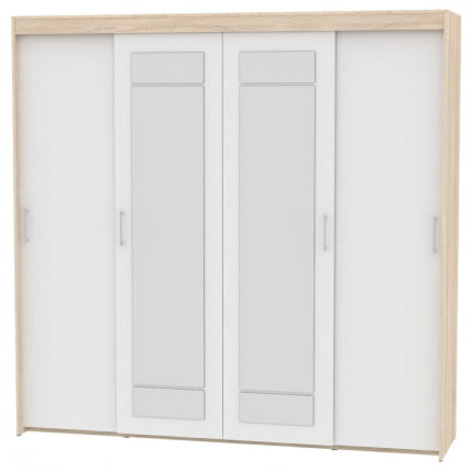 Шкаф-купе Т-5-230х235х60-М(ДСС-Белый-7) / T-5-230х235х60-M(ДСС-Белый-7)_0