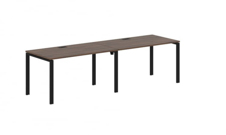 Бенч-система ЕДИС ЕУВСТ 2780 Дуб Денвер темный Черный / EDIS EUWST_0