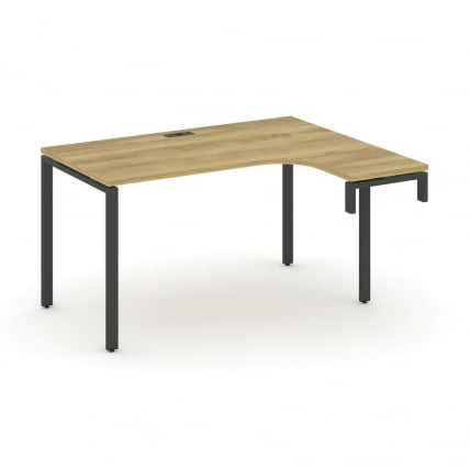 Стол-надставка на опорную тумбу (правый) CОНCЕПТ CН.ОСАН-002(Р) Дуб Винченцо Антрацит / CONCEPT CN.OSAN-002(R)_0