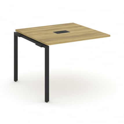 Проходной наборный элемент переговорного стола CОНCЕПТ CН.НПРГ-011 Дуб Винченцо Черный / CONCEPT CN.NPRG-011_0