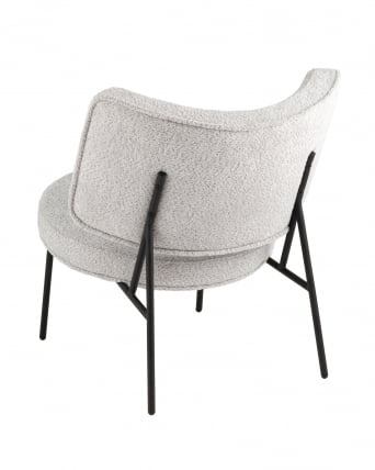 Кресло Дистриcт Лоунге букле Светло-серый / District Lounge_4