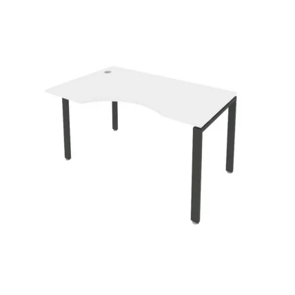 Стол письменный МЕТАЛ СЙСТЕМ Б.СА-2 Л Белый/Антрацит / METAL SYSTEM_0