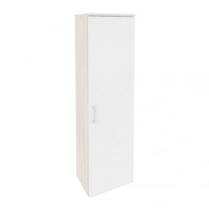 Гардероб узкий (правое исполнение) ОНИКС О.ГБ-1(Р) Денвер Светлый/Белый / ONIX O.GB-1(R)_0