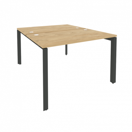 Рабочая станция на П-образном м/к ОНИКС О.МП-Д.РС-2.2.7 Тиквуд Светлый/Антрацит / ONIX O.MP-D.RS-2.2.7_0