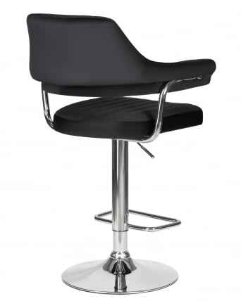 Стул барный ДОБРИН CХАРЛЙ Черный велюр МДЖ9-101 / DOBRIN CHARLY MJ9-101_3