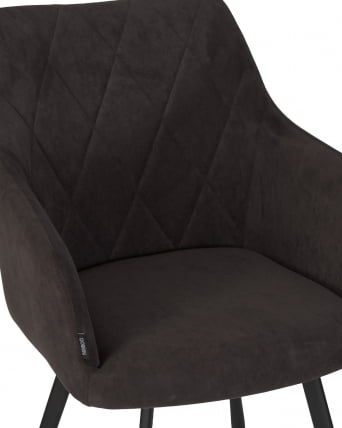 Стул обеденный ДОБРИН РОБЙ велюр Катаниа Еспрессо / DOBRIN ROBY Catania Espresso_7