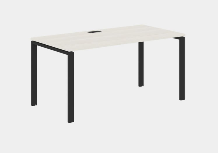 Стол письменный ЕДИС ЕУСТ 1580 Ясень Траун Черный / EDIS EUST_0