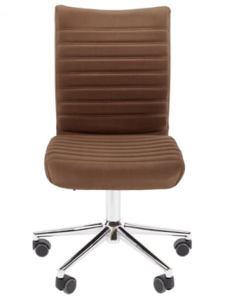 Офисное кресло CХАИРМАН 033 велюр Коричневый / CHAIRMAN_3