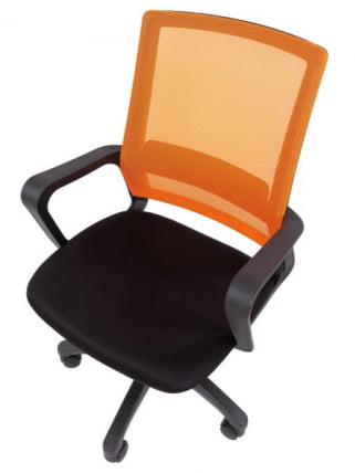 Офисное кресло CHAIRMAN 606, ткань/сетка, оранжевый_12