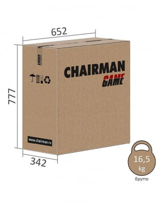 Игровое кресло Chairman гаме 16 Черный Желтый / game_5