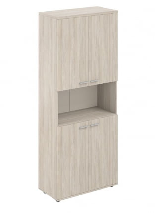 Шкаф высокий с нишей Сигма СГ.841.ОЛ.ОЛ.ОЛ Дуб светлый / Sigma SG.841.OL.OL.OL_0