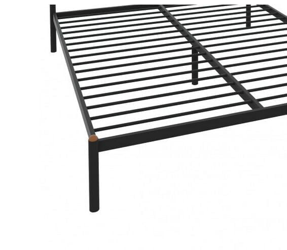 Кровать Милана Плус 1200х1900 Черная / Plus_1