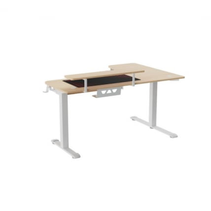 Стол письменный (для компьютера) угловой с электрической регулировкой по высоте ЕУРЕКА ЕРК-ЕХД-Л60Р-МВ (правый), клен / EUREKA ERK-EHD-L60R-MW_3